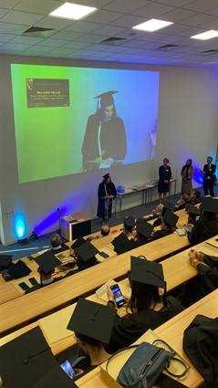 La remise des diplômes à la faculté ingénierie et management de la santé, de l’Université de Lille - France